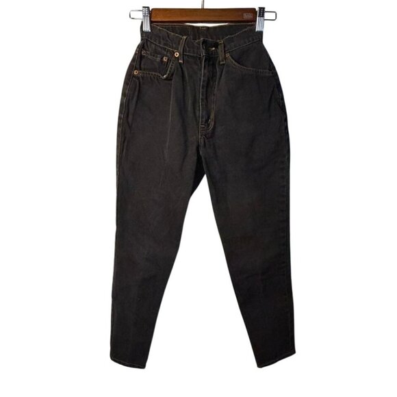 Levi's Denim - VTG LEVIS 509 28x34 Womens Black High Waisted Mom Denim Jeans Classic Streetwear